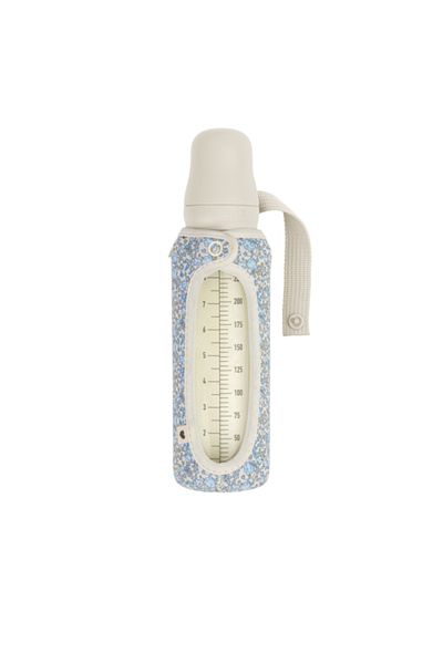 Bibs x LIBERTY - 225 ml glass bottle cover, Eloise Ivory