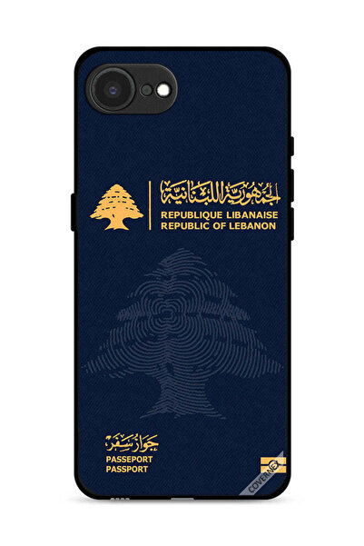 Covernex غطاء حماية لجهاز Apple iPhone 16e بطبعة جواز سفر لبناني