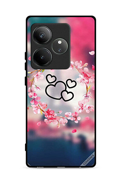 Covernex غطاء حماية لهاتف Realme GT 6 5G بنقشة قلوب فنية