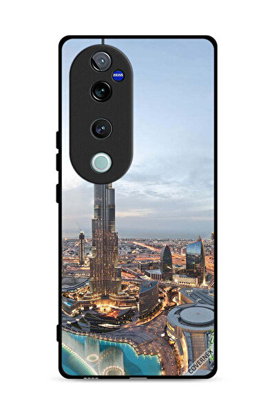 Covernex غطاء حماية لهاتف فيفو S19 برو 5G، منظر جميل لوسط مدينة دبي