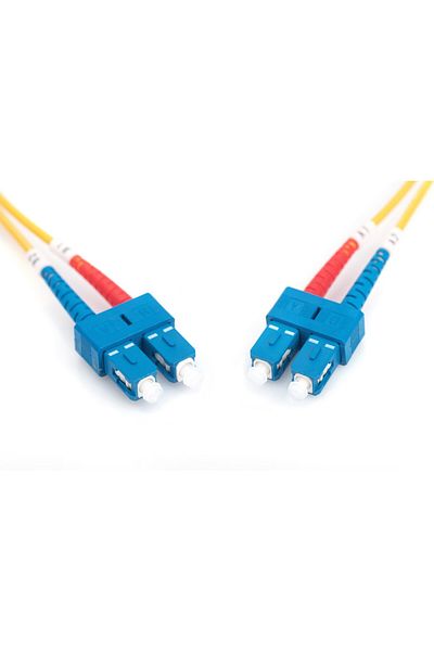 Digitus Cablu Patch SC, Monomodal, 2m, Galben
