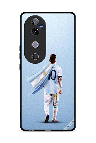 Covernex غطاء حماية لهاتف Vivo V40 5G بطبعة سوبر مان ليو ميسي