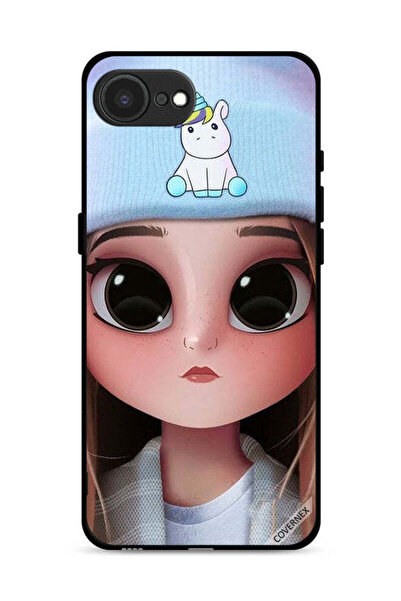 Covernex غطاء حماية لجهاز Apple iPhone 16e بتصميم فتاة يونيكورن لطيفة