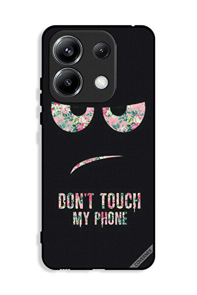 Covernex غطاء حماية لهاتف Xiaomi Poco M6 Pro 4G مطبوع عليه عبارة "لا تلمس هاتفي"