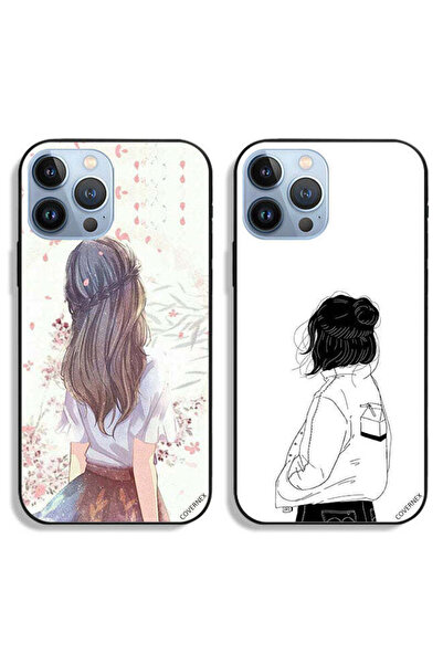 Covernex حافظتان لهاتف Apple iPhone 13 Pro Max، أغطية حماية، فتاة لطيفة في تف...