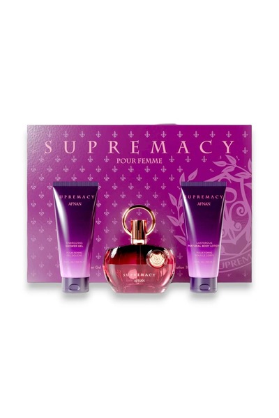 Afnan Supremacy Purple Gift Set, Eau de Parfum, Women, 100ml + Shower Gel 100...