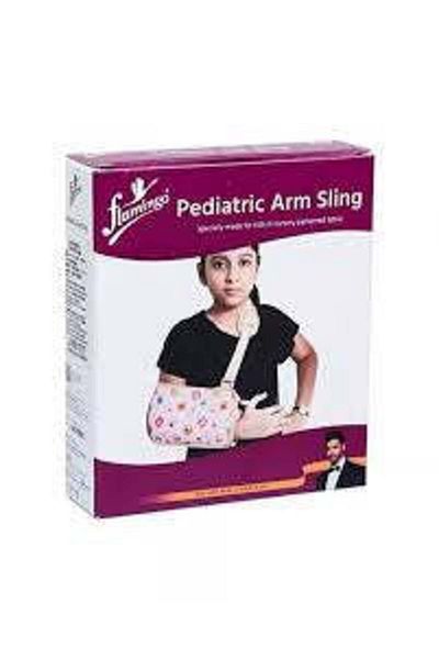 Flamingo arm sling pediatric blue / pink oc2114