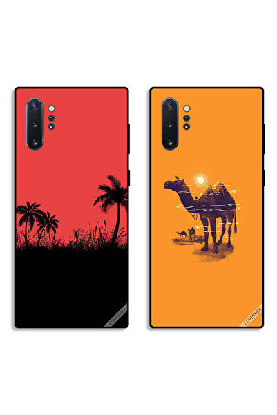 Covernex حافظتان لهاتف سامسونج جالكسي نوت 10 بلس بأغطية حماية بتصميم شجرة تمر...