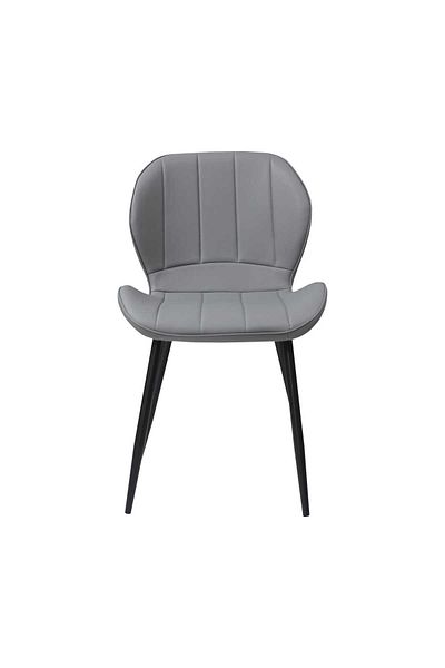 ARTA DOOR Set of 4 Topaz Eco-Leather Chairs, Kitchen, Living Room, Bedrooms or Hallways, Upholstered with Leather