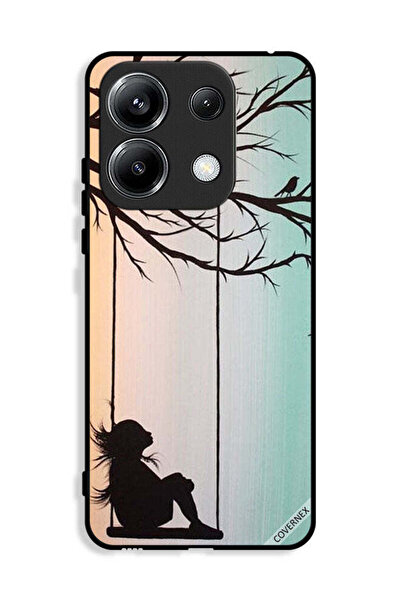 Covernex غطاء حماية لهاتف شاومي بوكو M6 برو 4G برسومات فنية لفتاة صغيرة حزينة