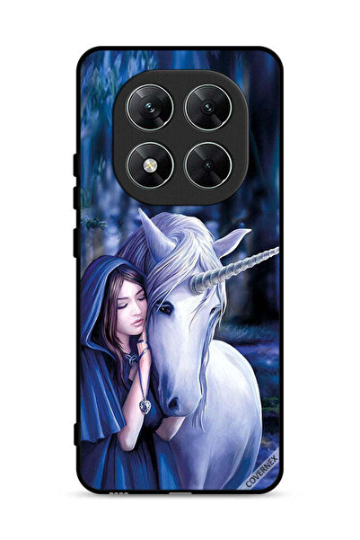 Covernex غطاء حماية لهاتف Xiaomi Poco X7 5G بنقشة فتاة وحيد القرن