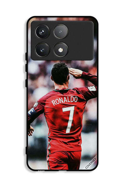 Covernex غطاء حماية لهاتف شاومي ريدمي K70E 5G بتصميم تحية رونالدو للجمهور