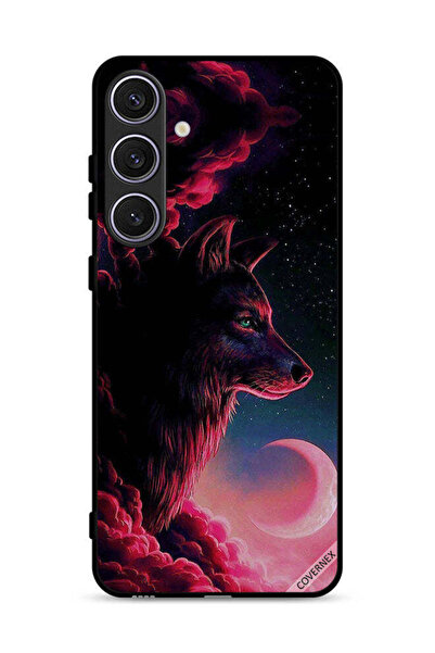 Covernex غطاء حماية لهاتف سامسونج جالاكسي S25 بلس بتصميم فن الذئب