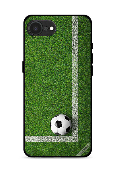 Covernex غطاء حماية لهاتف Apple iPhone 16e على شكل كرة قدم في الزاوية