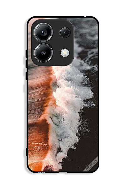 Covernex غطاء حماية لهاتف شاومي بوكو M6 برو 4G بتصميم موجة مياه البحر