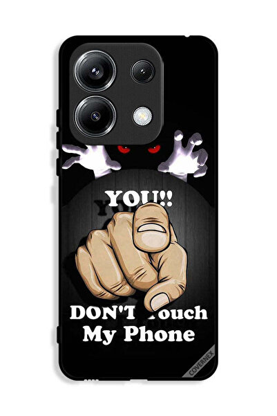 Covernex غطاء حماية لهاتف Xiaomi Poco M6 Pro 4G مطبوع عليه عبارة "لا تلمس هاتفي"