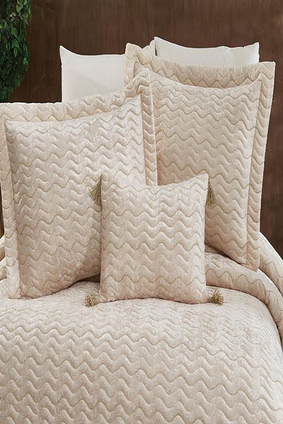 eco concept Double Bedspread, Dowry Double Quilted Embroidered Bedspread