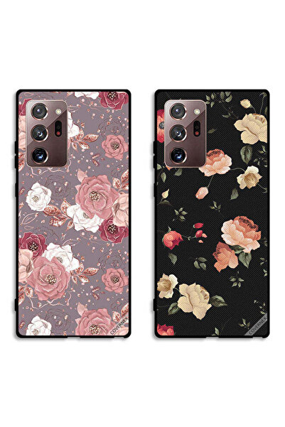 Covernex حافظتان لهاتف سامسونج جالكسي نوت 20 ألترا، أغطية حماية بخلفية زهرية وزهرة اللوتس الملونة