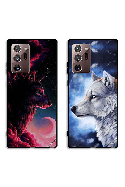 Covernex حافظتان لهاتف سامسونج جالكسي نوت 20 ألترا، أغطية حماية بتصميم وولف آرت