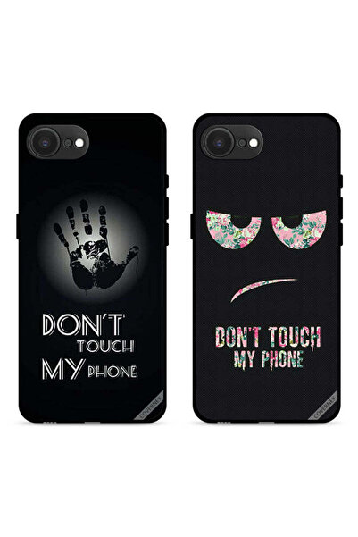 Covernex حافظتان لهاتف Apple iPhone 16e، أغطية حماية، لا تلمس هاتفي، يد وزهور