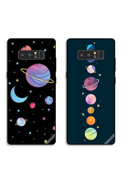 Covernex حافظتان لهاتف سامسونج جالاكسي نوت 8، أغطية حماية بتصميم كواكب ونجوم ...