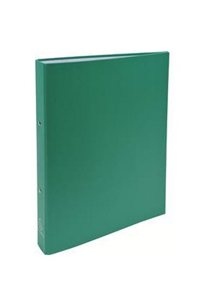 Exacompta , Mechanical Ring Binder A4, 2 Rings 30 mm, Green Polypropylene Cover, Durable Spine
