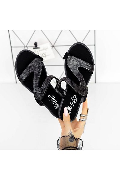 mei Women's Slippers 2HXS27 Black