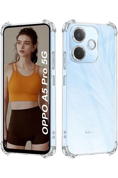 ALC MOBILE Anti-shock, transparent case compatible with OPPO A5 Pro