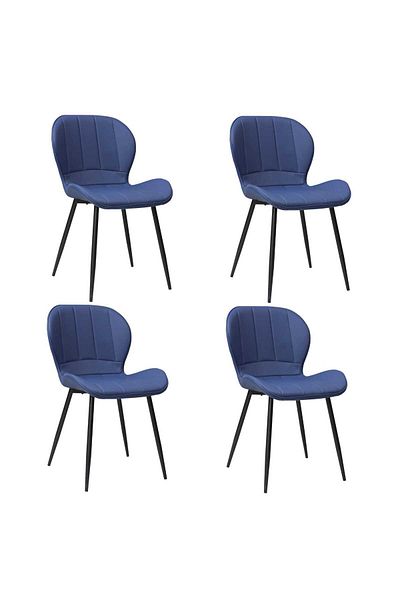 ARTA DOOR Set 4 Scaune Piele Ecologică Topaz,Bucătărie, Living, Dormitoare sau pe holuri, Tapițate cu piele