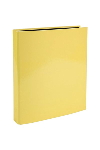 Exacompta , Mechanical Notebook A4, 2 Rings 25 mm, Yellow Aquarel, Polypropylene, Durable Spine