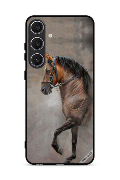 Covernex غطاء حماية لهاتف سامسونج جالاكسي S25 بلس، صورة حصان عتيقة