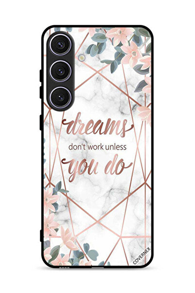 Covernex غطاء حماية لهاتف Samsung Galaxy S25 Plus الأحلام لا تتحقق إلا إذا فع...