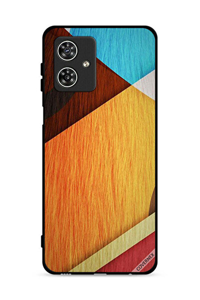 Covernex غطاء حماية لهاتف موتورولا موتو جي 54 5 جي بنسيج خشبي