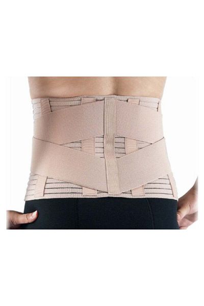 SUPERORTHO Super Ortho B5-011 Medium Lumbar Support with 4 Stays (27-33 Inches) 1 pcs