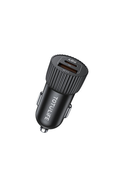 Totulife شاحن سيارة ميني PD 48 واط + QC3.0
