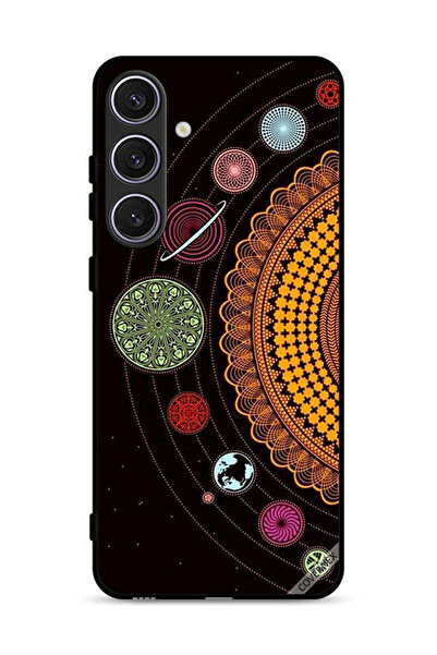 Covernex غطاء حماية لهاتف سامسونج جالاكسي S25 بلس بتصميم ماندالا للنظام الشمسي