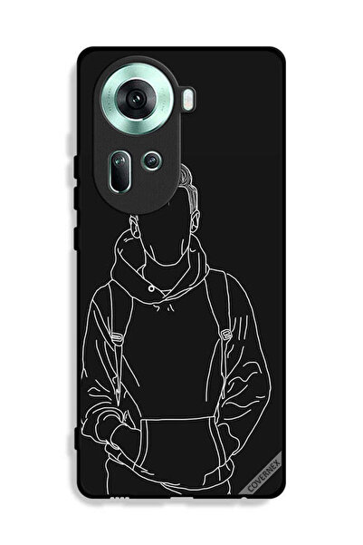 Covernex غطاء حماية لهاتف Oppo Reno11 5G، رسم لشخصية جاكيت بوي