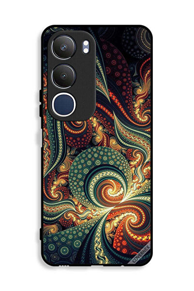 Covernex غطاء حماية لهاتف Vivo Y19s 4G بنمط ماندالا عتيق