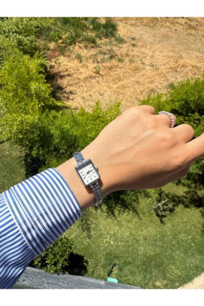 rubsey الرجعية الحد الأدنى حبة الحبل خمر ساعة اليد النسائية