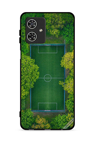 Covernex غطاء حماية لهاتف موتورولا موتو جي 54 5G - منظر ملعب كرة قدم
