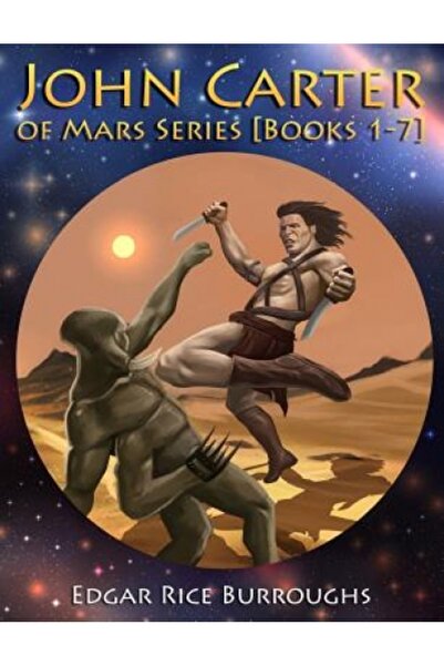 Cengage Learning John Carter of Mars Series [Books 1-7]: [Fully Illustrated] ...