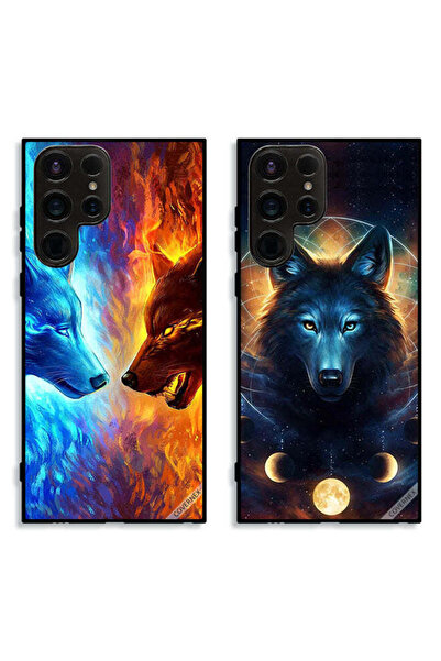Covernex Two Cases For Samsung Galaxy S23 Ultra 5G Protective Covers Wolf and...