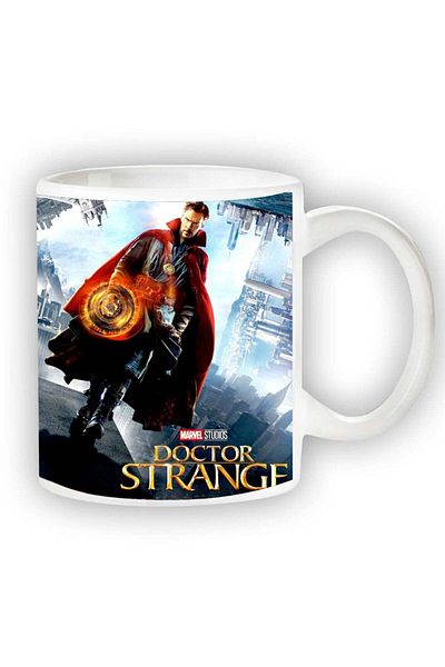 Story of candle Dr. Strange Movie-Themed Ceramic Mug - White