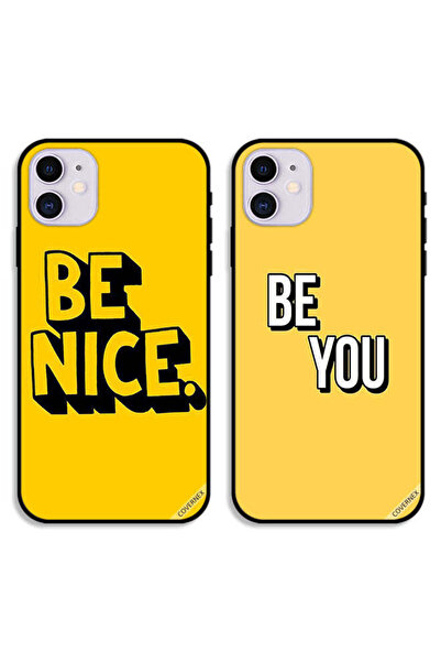 Covernex حافظتان واقيتان لهاتف Apple iPhone 11 كن لطيفًا وكن أنت