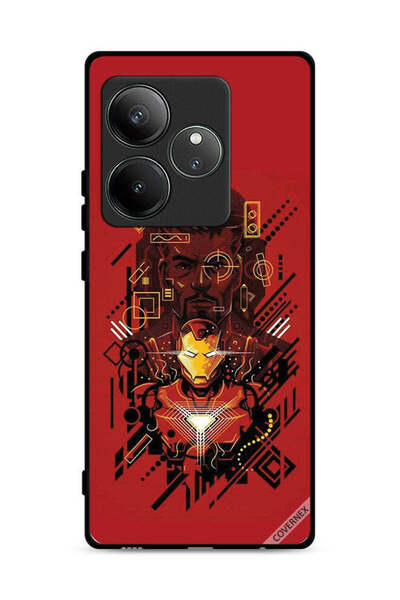 Covernex غطاء حماية لهاتف Realme GT 6T 5G برسومات الرجل الحديدي