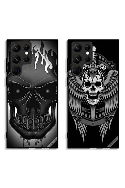 Covernex حافظتان لهاتف Samsung Galaxy S22 Ultra 5G، أغطية واقية بتصميم جمجمة ...