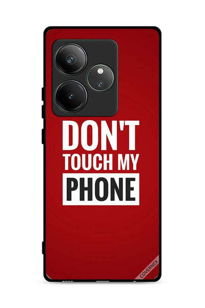 Covernex غطاء حماية لهاتف Realme GT 6 5G بعبارة "لا تلمس هاتفي"