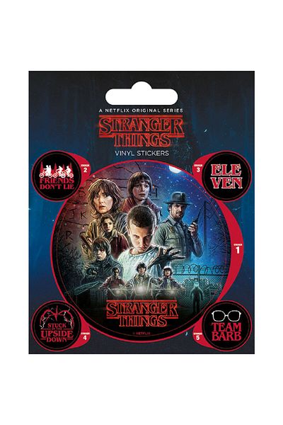Stranger Things Set 5 stickere decorative, de interior - Stranger Things