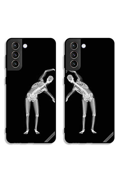 Covernex حافظتان لهاتف سامسونج جالاكسي S21 5G، أغطية حماية بتصميم قلب وهيكل ع...
