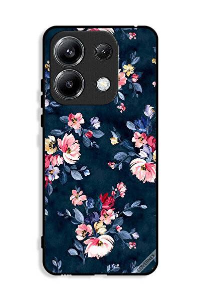 Covernex غطاء حماية لهاتف Xiaomi Poco M6 Pro 4G مزين برسومات زهور مرسومة يدويًا